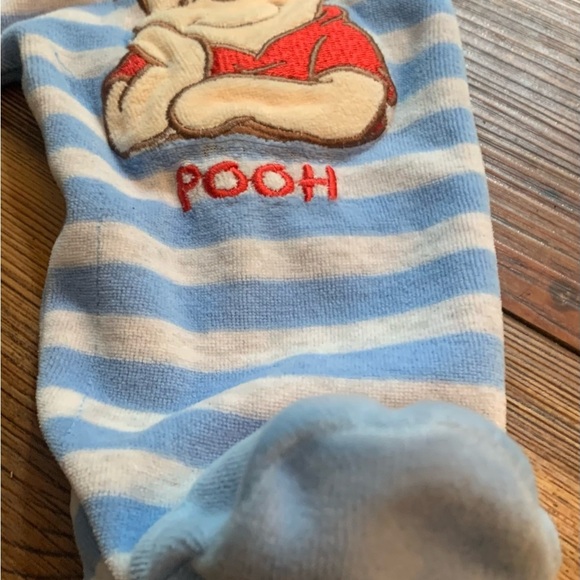 Vintage Y2K Wonderful World Of Disney 3/6 Month Sleeper Pooh Tigger Footie - Picture 6 of 11